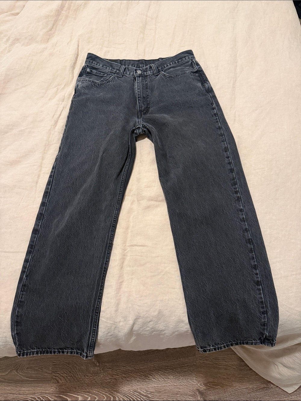 Men's Levi’s Black Straight-Leg Jeans